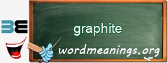 WordMeaning blackboard for graphite